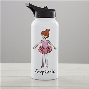Ballerina philoSop Personalized Double-Wall Vacuum Insulated 32 oz. Water Bottle - 38405-L