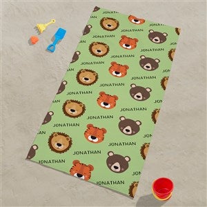 Animal Pals Personalized 30x60 Beach Towel - 38474