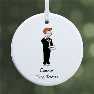 Ring Bearer philoSophies® Personalized Ornament- 2.85quot; Glossy - 1-Sided - 38536-1