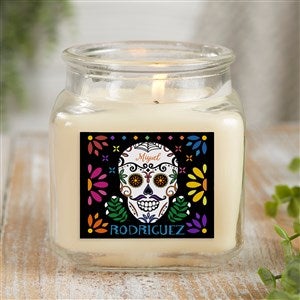 Day of the Dead Personalized 10 oz. Vanilla Candle Jar - 38546-10VB
