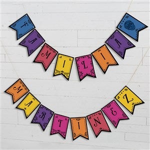 Day of the Dead Personalized Bunting Banner- 16 Flags - 38548-16