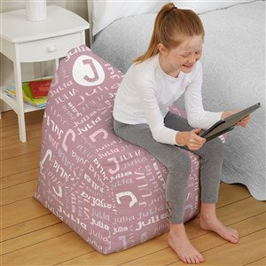 Child bean bag online chair personalized