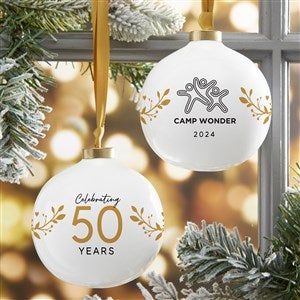 Corporate Logo Personalized Ball Ornament - 38579