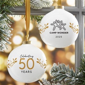 Corporate Logo Personalized Ball Ornament - 38579