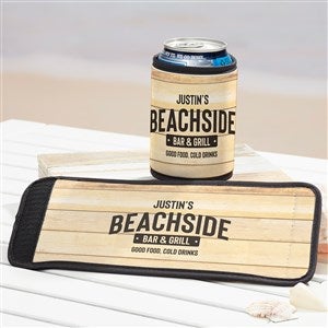 Backyard BBQ Personalized Beer Can  Bottle Wrap - 38599