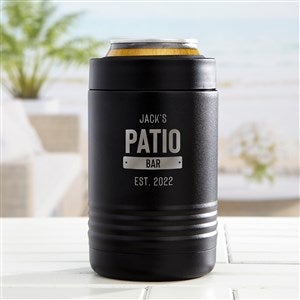 Backyard Bar  Grill Personalized Stainless Insulated Can Holder - 38601