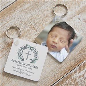 Loving Child Memorial Personalized Photo Keychain - 38681