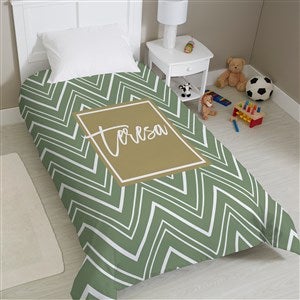 Pattern Play Personalized Duvet Cover - Twin 68x88 - 38737D-T