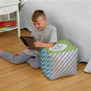 Yours Truly Personalized Cube Ottoman - Small 13quot; - 38773D-S
