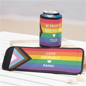 Love Yourself Personalized Beer Can  Bottle Wrap - 38808