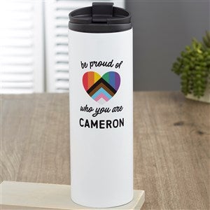 Love Yourself Personalized 16oz. Travel Tumbler - 38823