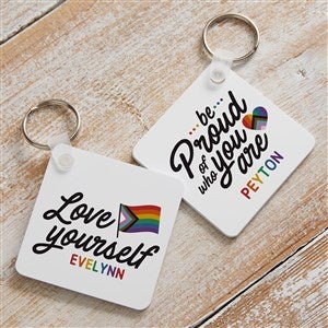 Love Yourself Personalized Keyring - 38826