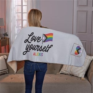 Love Yourself Personalized Cuddle Wrap - 38830