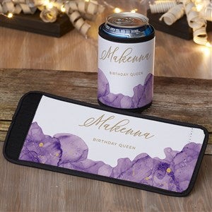 Birthstone Color Personalized Beer Can  Bottle Wrap - 38848