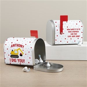 I Dig You Personalized Valentines Day Treat Mailbox - 38920