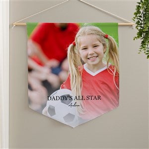 Photo  Message Personalized Pennant - 18x21 - 38971D
