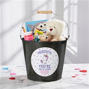 Youre One of A Kind Personalized Valentines Day Large Treat Bucket- Black - 38990-BL