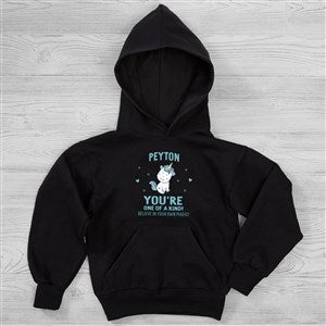 Youre One of A Kind Personalized Valentines Day Hanes® Kids Hooded Sweatshirt - 38995-YHS