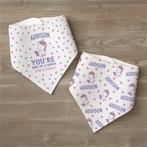 Youre One of A Kind Personalized Valentines Day Bandana Bibs- Set of 2 - 38996-BB