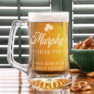 Irish Home Personalized 25 oz. Deep-Etch Beer Mug - 39154