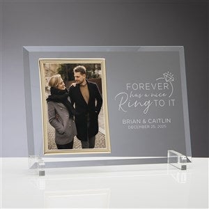 We’re Engaged Engraved Engagement Glass Frame - 39237