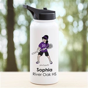 philoSophies® Lacrosse Personalized Double-Wall Insulated 32 oz. Water Bottle - 39283-L