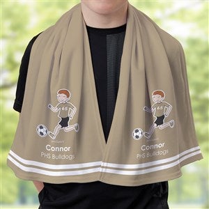 philoSophies® Soccer Personalized Cooling Towel - 39290