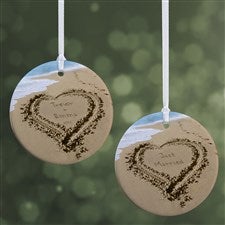 Our Paradise Island Personalized Ornament- 2.85quot; Glossy - 2 Sided - 39661-2S