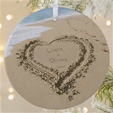 Our Paradise Island Personalized Ornament- 3.75quot; Matte - 1 Sided - 39661-1L