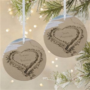 Our Paradise Island Personalized Ornament- 3.75 Matte - 2 Sided - 39661-2L