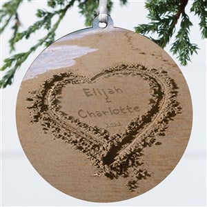 Our Paradise Island Personalized Ornament- 3.75" Wood - 1 Sided - 39661-1W