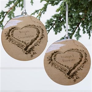 Our Paradise Island Personalized Ornament- 3.75 Wood - 2 Sided - 39661-2W
