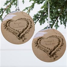 Our Paradise Island Personalized Ornament- 3.75quot; Wood - 2 Sided - 39661-2W