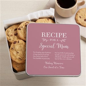 Recipe for a Special Mom Personalized Metal Treat Tin - 39700