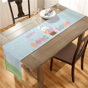 Easter Bunny Love Personalized Table Runner 16 x 60 - 39836-S