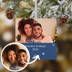 Cartoon Yourself Personalized Square Photo Ornament- 2.75 Metal - 1 Sided - 39870-1M