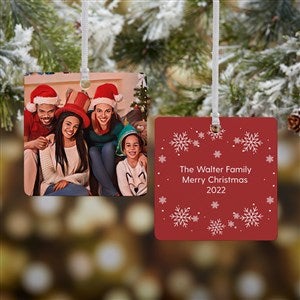 Cartoon Yourself Personalized Square Photo Ornament- 2.75 Metal - 2 Sided - 39870-2M