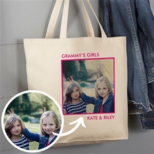 Cartoon Yourself Personalized Canvas Tote Bag- 20" x 15" - 39890-L