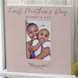 First Mothers Day Love Personalized 4x6 Box Frame- Vertical - 40005-BV