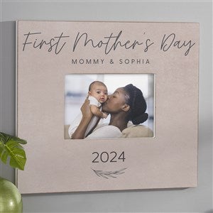 First Mothers Day Love Personalized 5x7 Wall Frame- Horizontal - 40005-WH