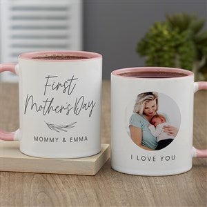 First Mothers Day Love Personalized Coffee Mug  11 oz.- Pink - 40008-P