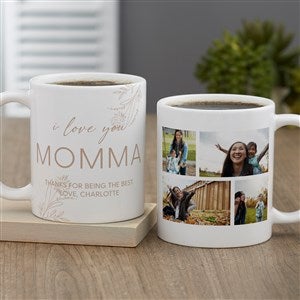 Personalized Coffee Mugs - Her Memories Photo Collage - White - 40015-S