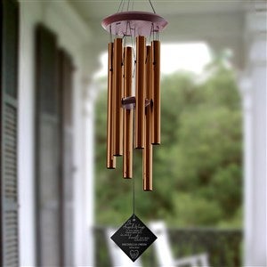 On Angels Wings Personalized Memorial Wind Chimes - 40110