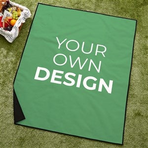 Design Your Own Personalized Picnic Blanket - Sage Green - 40178-SG