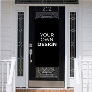 Design Your Own Personalized Door Banner- Black - 40205-B