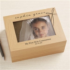 Holy Name Personalized First Communion Keepsake Box - 40276