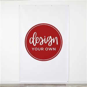 Design Your Own Personalized Photo Backdrop- White - 40325-W