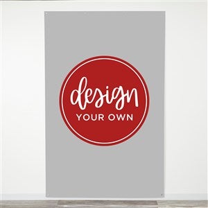 Design Your Own Personalized Photo Backdrop- Grey - 40325-G