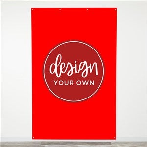 Design Your Own Personalized Photo Backdrop- Red - 40325-R