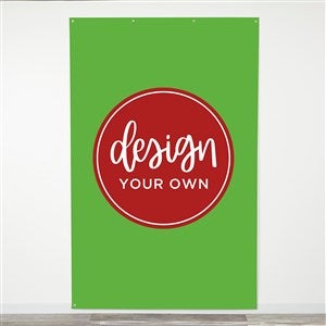 Design Your Own Personalized Photo Backdrop- Green - 40325-GR